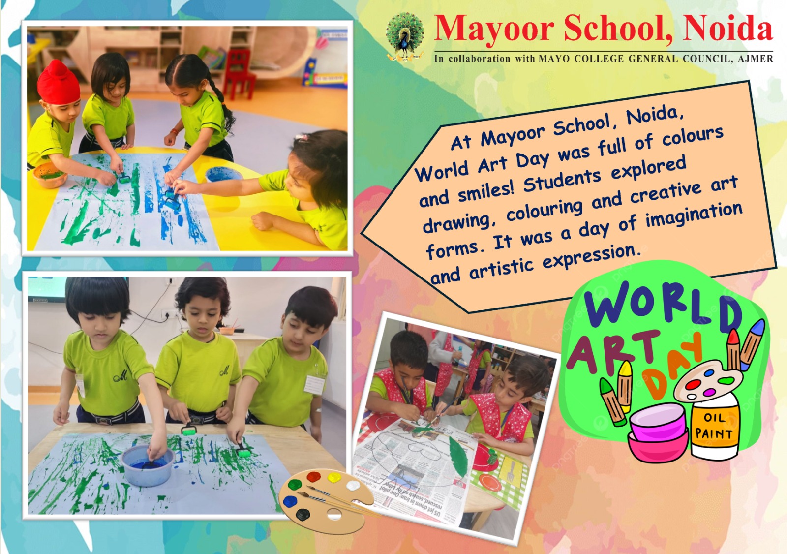 World Art Day Celebration | Pre-Primary Wing